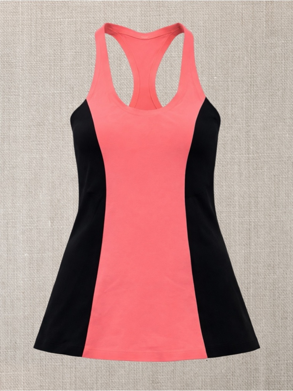 Lululemon Cool Racerback Tank Top *Surf Bonded - Pop Orange/Black